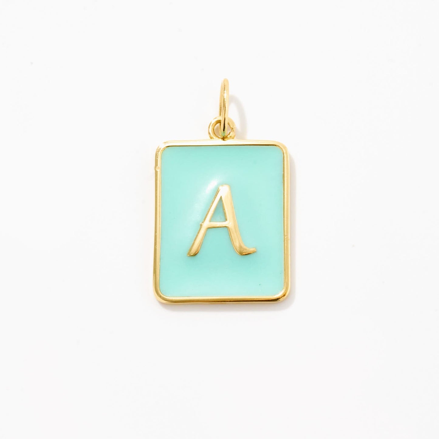 Emaye Harfli Charm