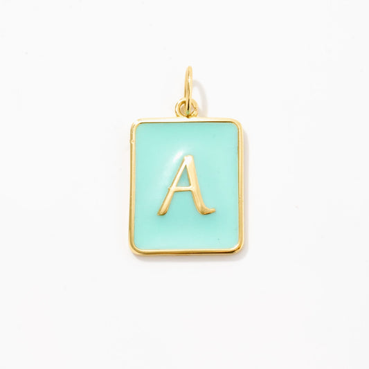 Emaye Harfli Charm